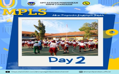 MPLS Hari Kedua SMPN 2 Pandaan, Siswa Baru Ikuti Senam Sehat dan Eksplorasi Diri
